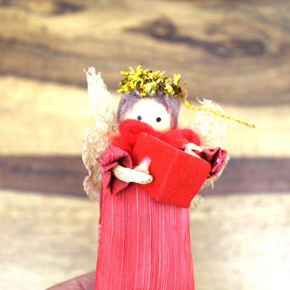 NOS unopened Shiny Brite Corn Husk Produce Vendor Christmas Ornament - Picture 7 of 10